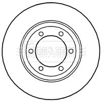 BORG & BECK Тормозной диск BBD4642